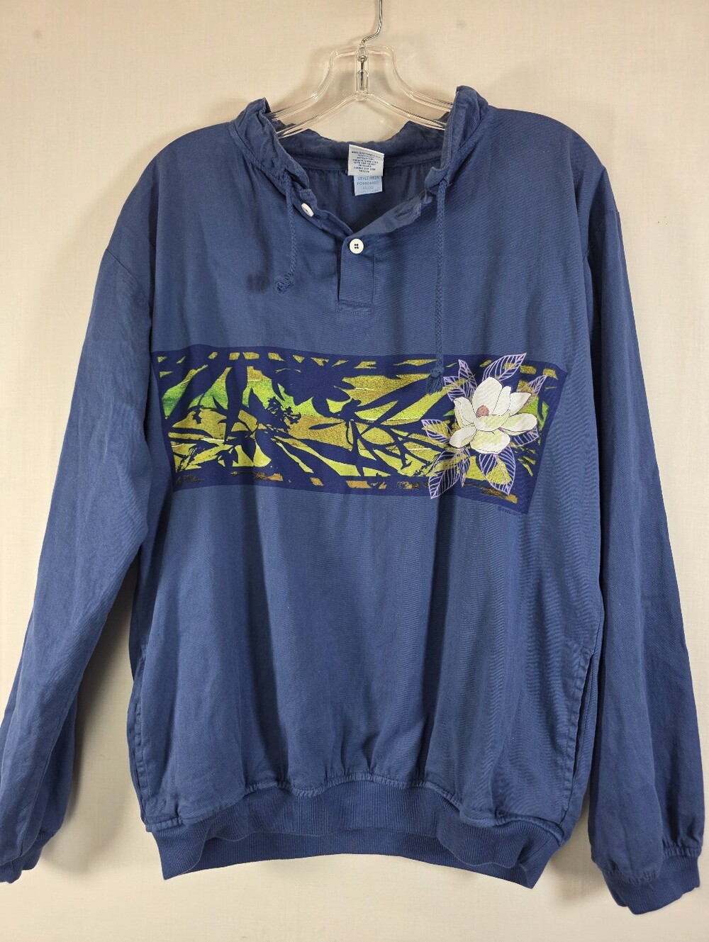 Vintage Crazy Shirts Hawaii Blueberry Dyed Magnolia Pullover Small
